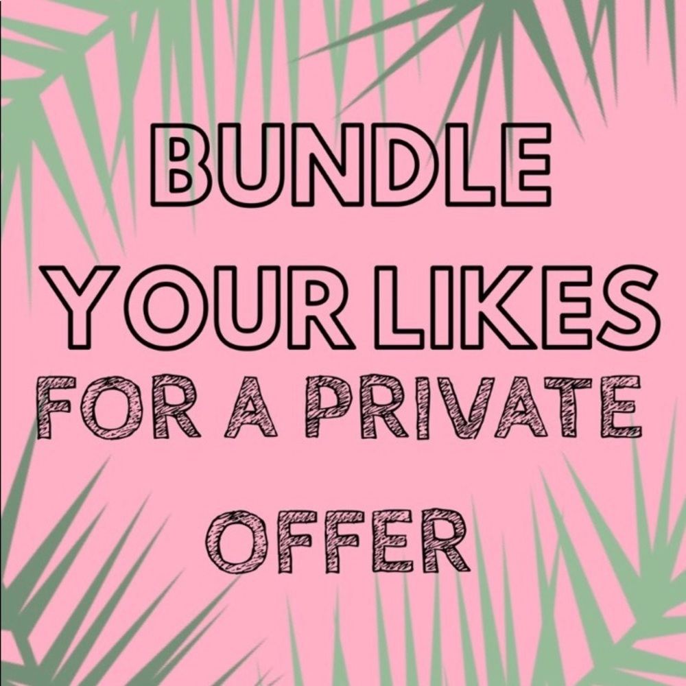 Bundle to get private offer.